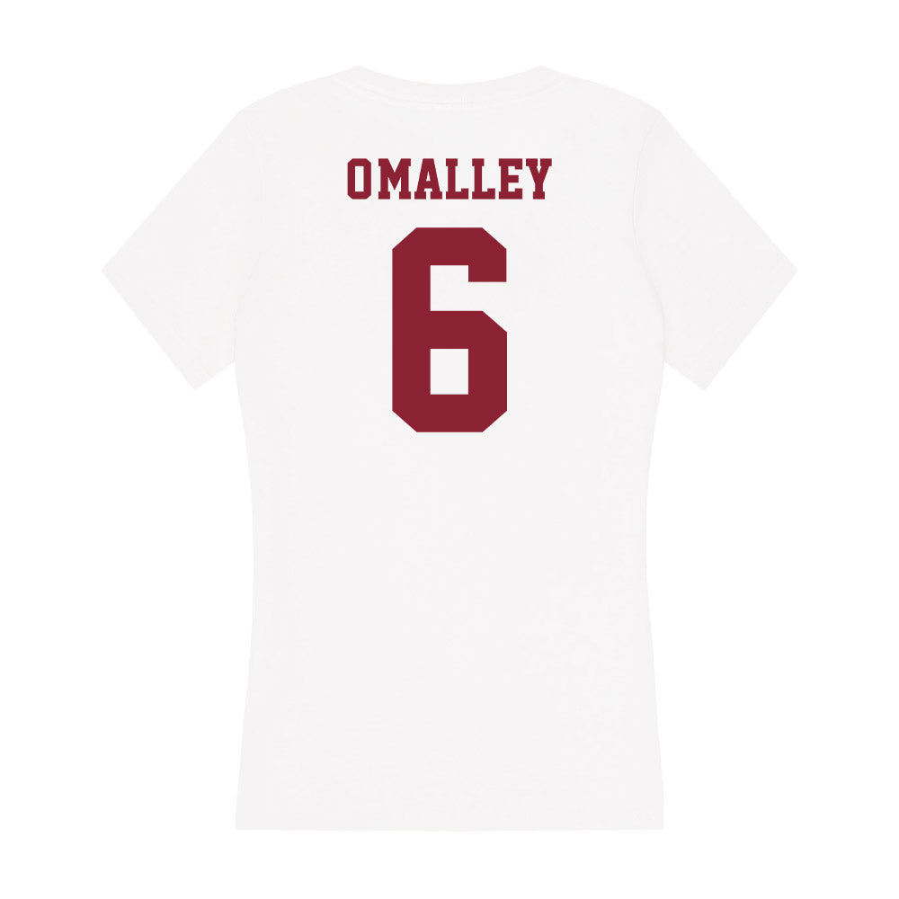 UMass - NCAA Men's Soccer : Aaron O'Malley - Women's V-Neck T-Shirt-1