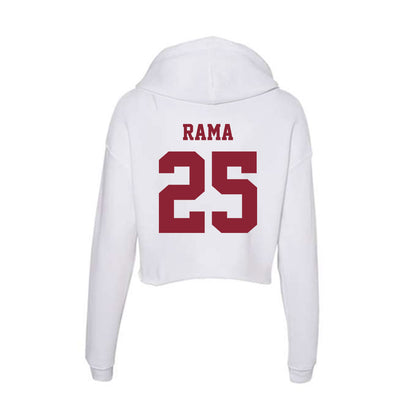  - NCAA Softball : Angie Rama - Women's Crop Fleece Hoodie-1