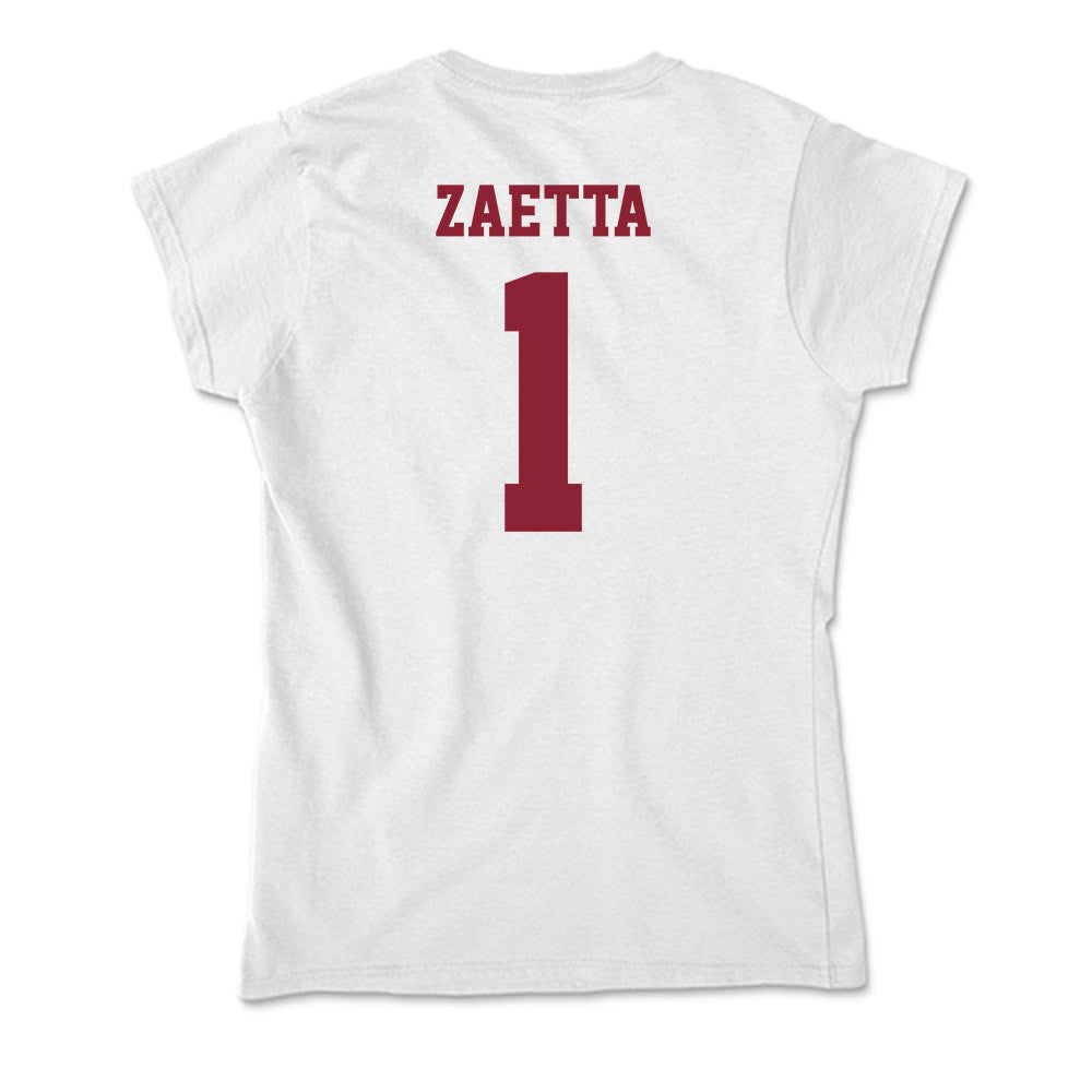 UMass - NCAA Baseball : Zack Zaetta - Soft Style Women’s T-Shirt-1