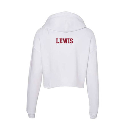  - NCAA Men's Track & Field : Winston Lewis - Women's Crop Fleece Hoodie-1