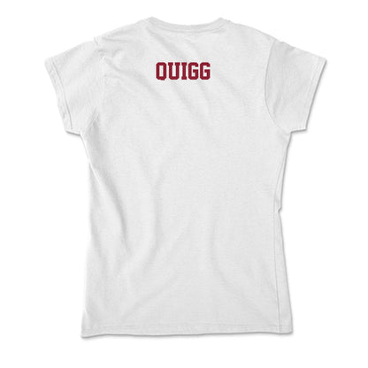 UMass - NCAA Men's Swimming & Diving : Sammy Quigg - Soft Style Women’s T-Shirt-1