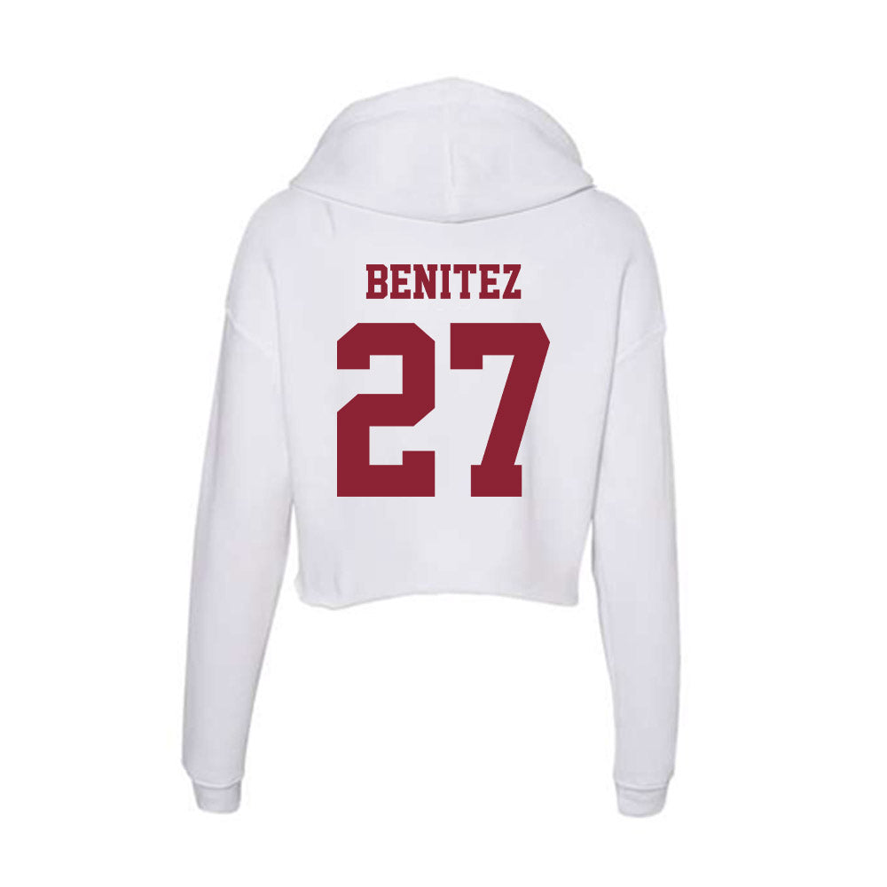  - NCAA Women's Soccer : Carolina Benitez - Women's Crop Fleece Hoodie-1