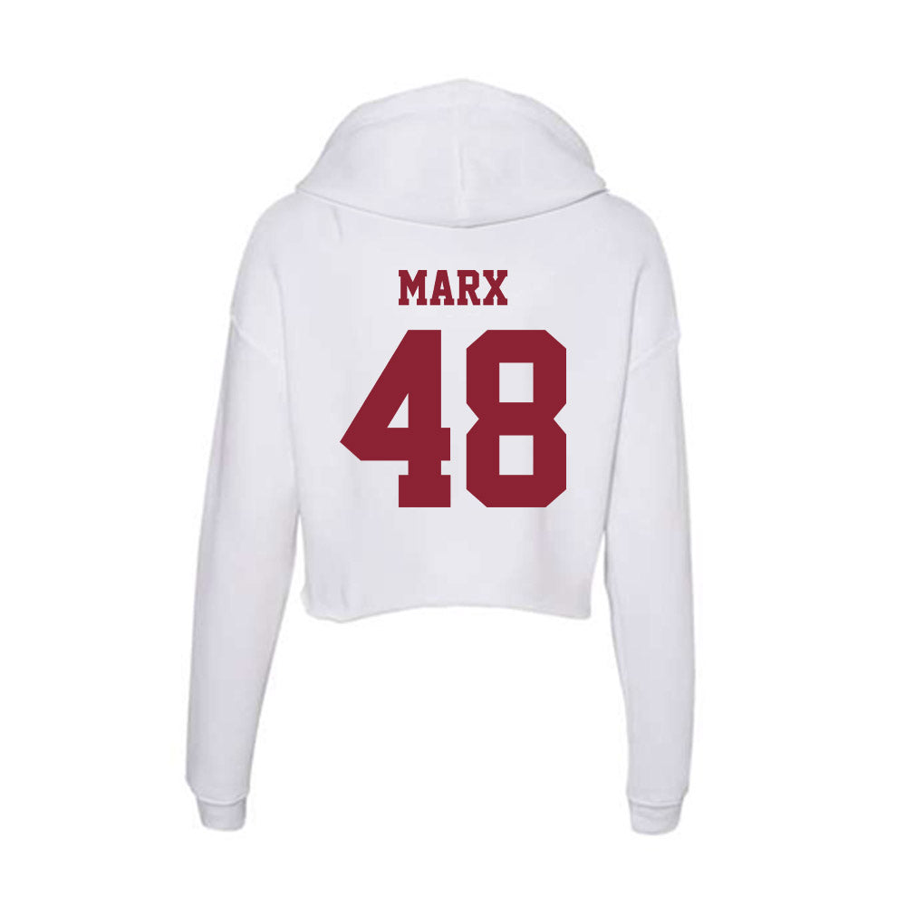  - NCAA Football : Jackson Marx - Women's Crop Fleece Hoodie-1