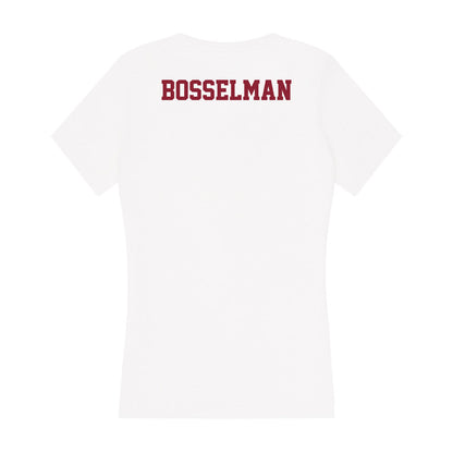 UMass - NCAA Women's Cross Country : Ella Bosselman - Women's V-Neck T-Shirt-1