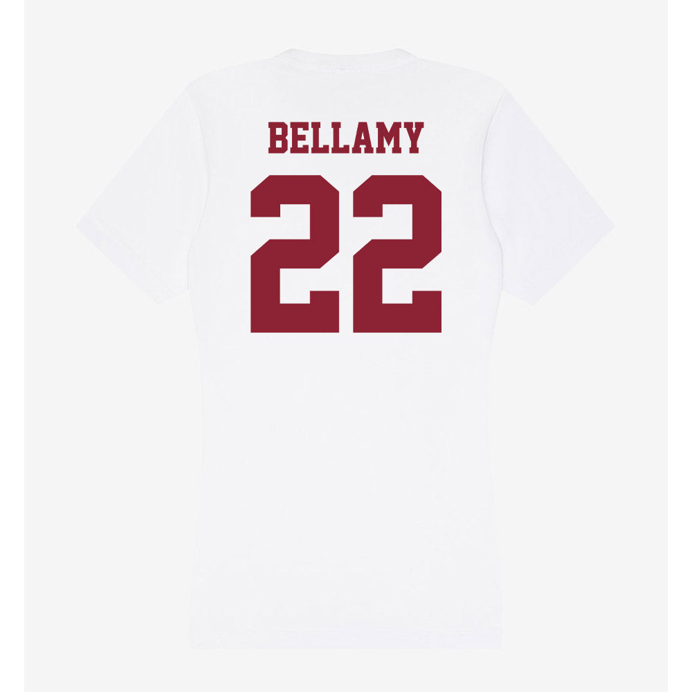 UMass - NCAA Women's Soccer : Morgan Bellamy - Women's V-Neck T-Shirt-1