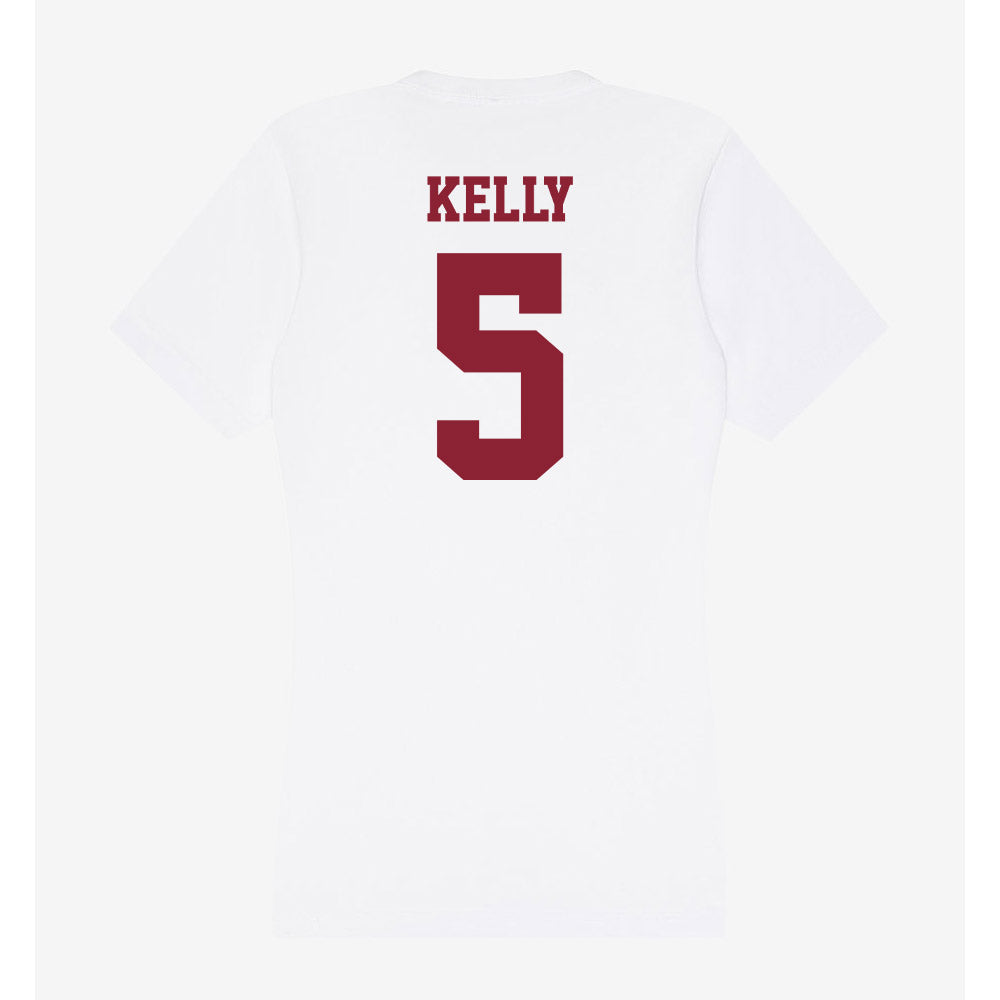 UMass - NCAA Football : Tyree Kelly - Women's V-Neck T-Shirt-1