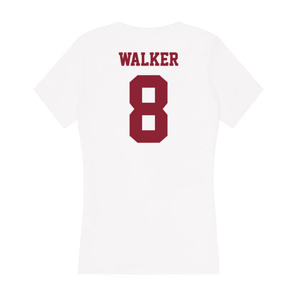 UMass - NCAA Men's Basketball : Lewis Walker - Women's V-Neck T-Shirt-1