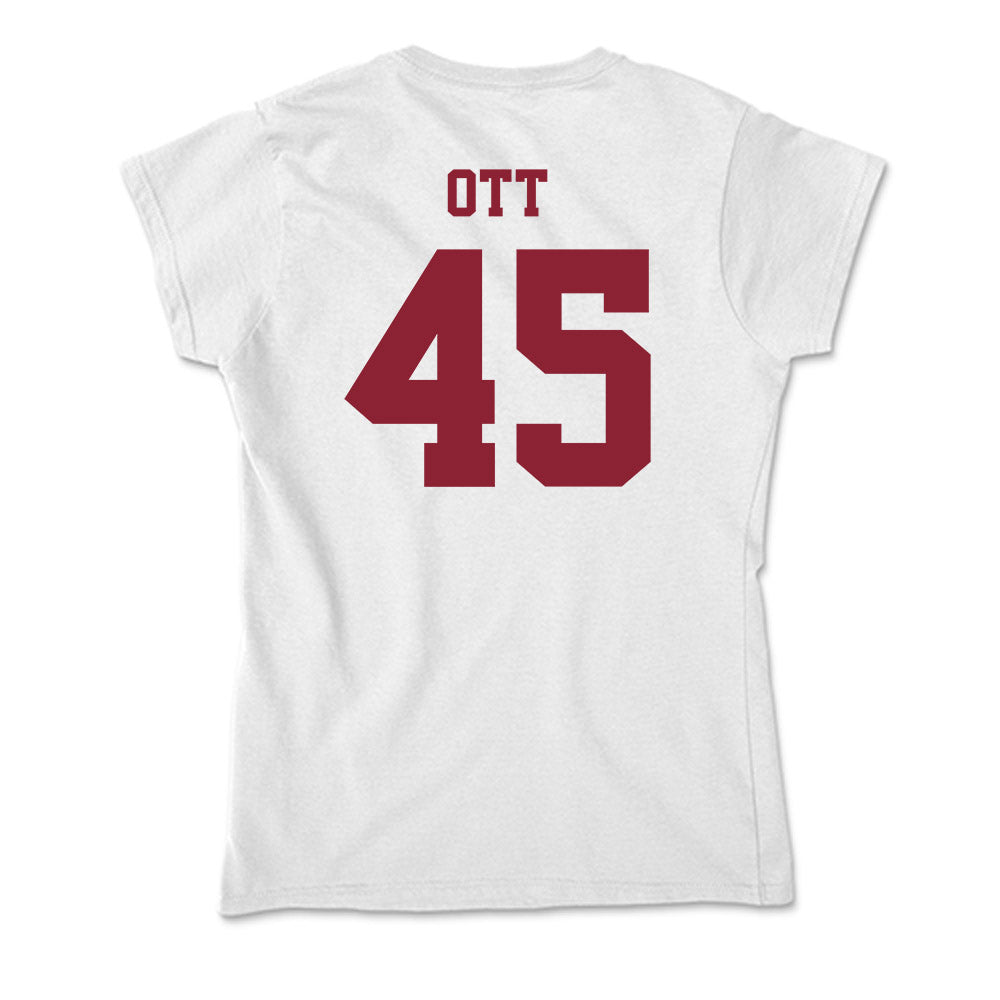 UMass - NCAA Football : Kyle Ott - Soft Style Women’s T-Shirt-1