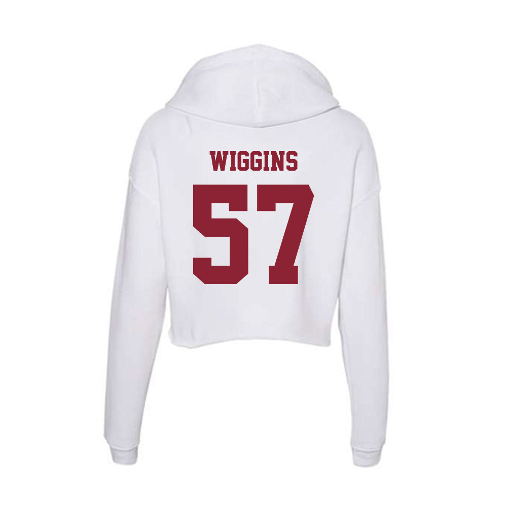  - NCAA Football : Jaden Wiggins - Women's Crop Fleece Hoodie-1