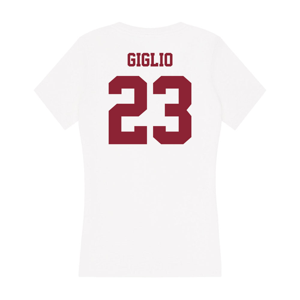 UMass - NCAA Men's Soccer : Chris Giglio - Women's V-Neck T-Shirt-1