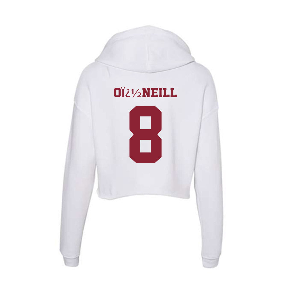  - NCAA Men's Basketball : Cam Oï¿½Neill - Women's Crop Fleece Hoodie-1