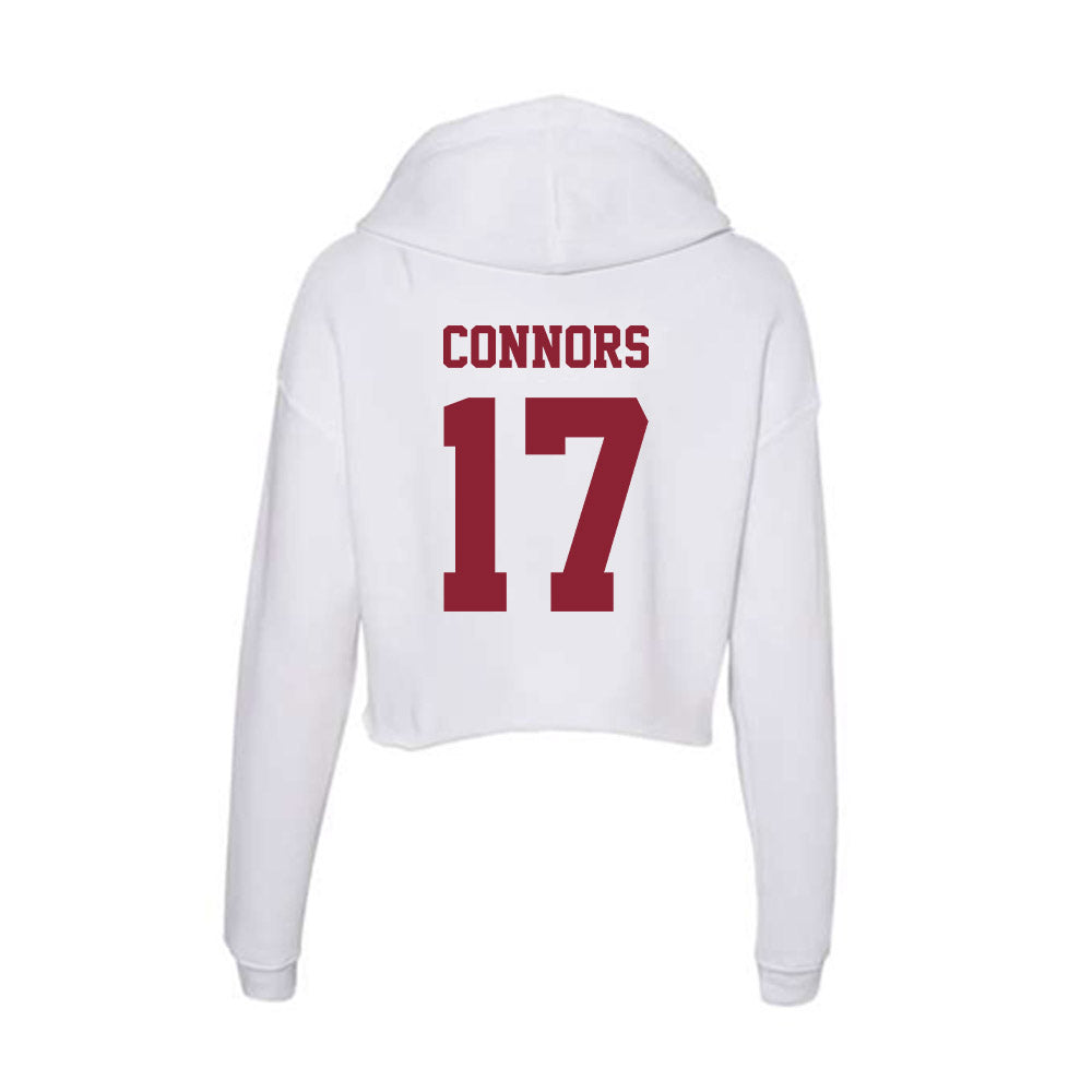  - NCAA Men's Ice Hockey : Kenny Connors - Women's Crop Fleece Hoodie-1