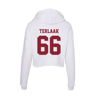  - NCAA Football : Wyatt Terlaak - Women's Crop Fleece Hoodie-1