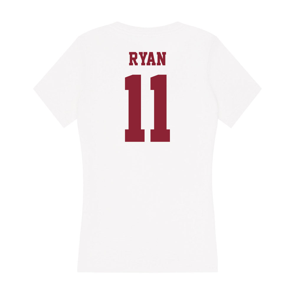 UMass - NCAA Women's Soccer : Juliana Ryan - Women's V-Neck T-Shirt-1