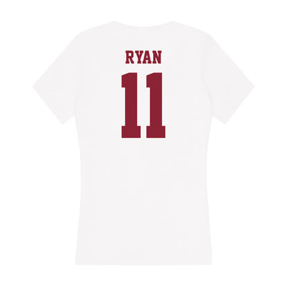 UMass - NCAA Women's Soccer : Juliana Ryan - Women's V-Neck T-Shirt-1