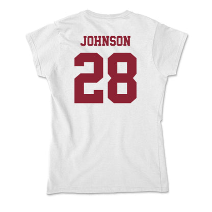 UMass - NCAA Men's Lacrosse : Xander Johnson - Soft Style Women’s T-Shirt-1