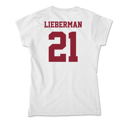 UMass - NCAA Men's Ice Hockey : Charlie Lieberman - Soft Style Women’s T-Shirt-1