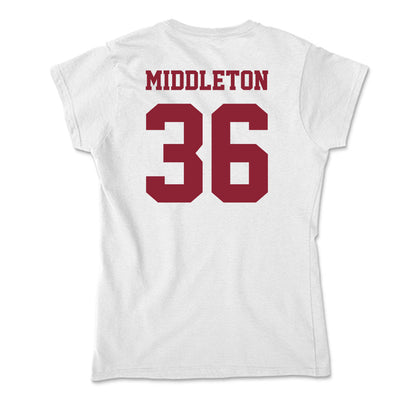 UMass - NCAA Baseball : Andrew Middleton - Soft Style Women’s T-Shirt-1