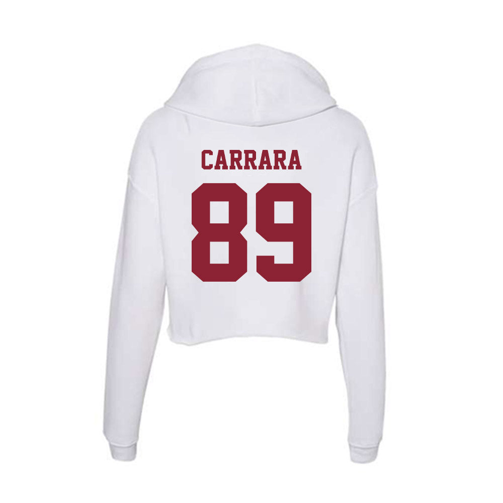  - NCAA Football : Joe Carrara - Women's Crop Fleece Hoodie-1