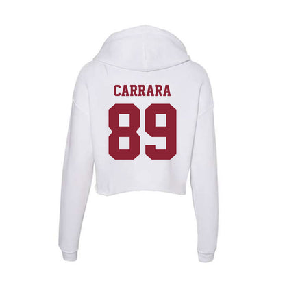  - NCAA Football : Joe Carrara - Women's Crop Fleece Hoodie-1