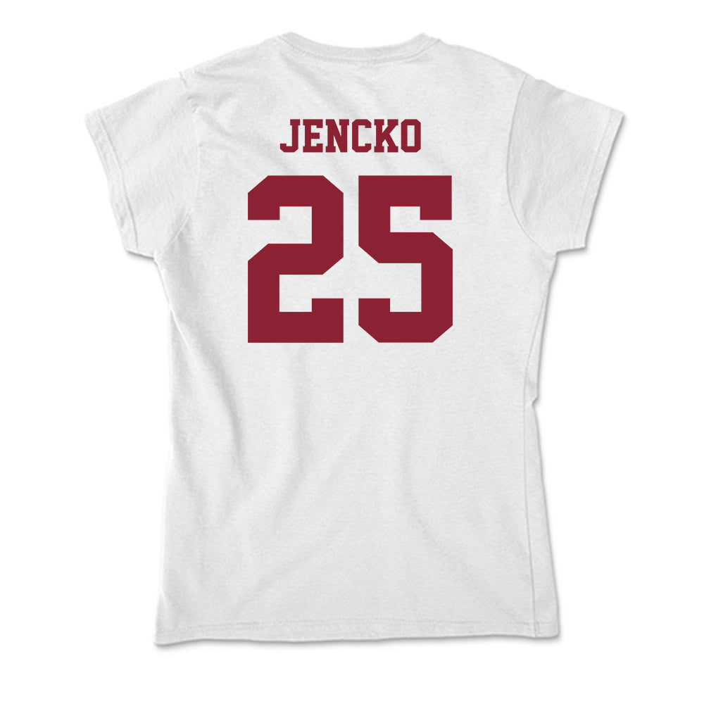 UMass - NCAA Men's Ice Hockey : Daniel Jencko - Soft Style Women’s T-Shirt-1