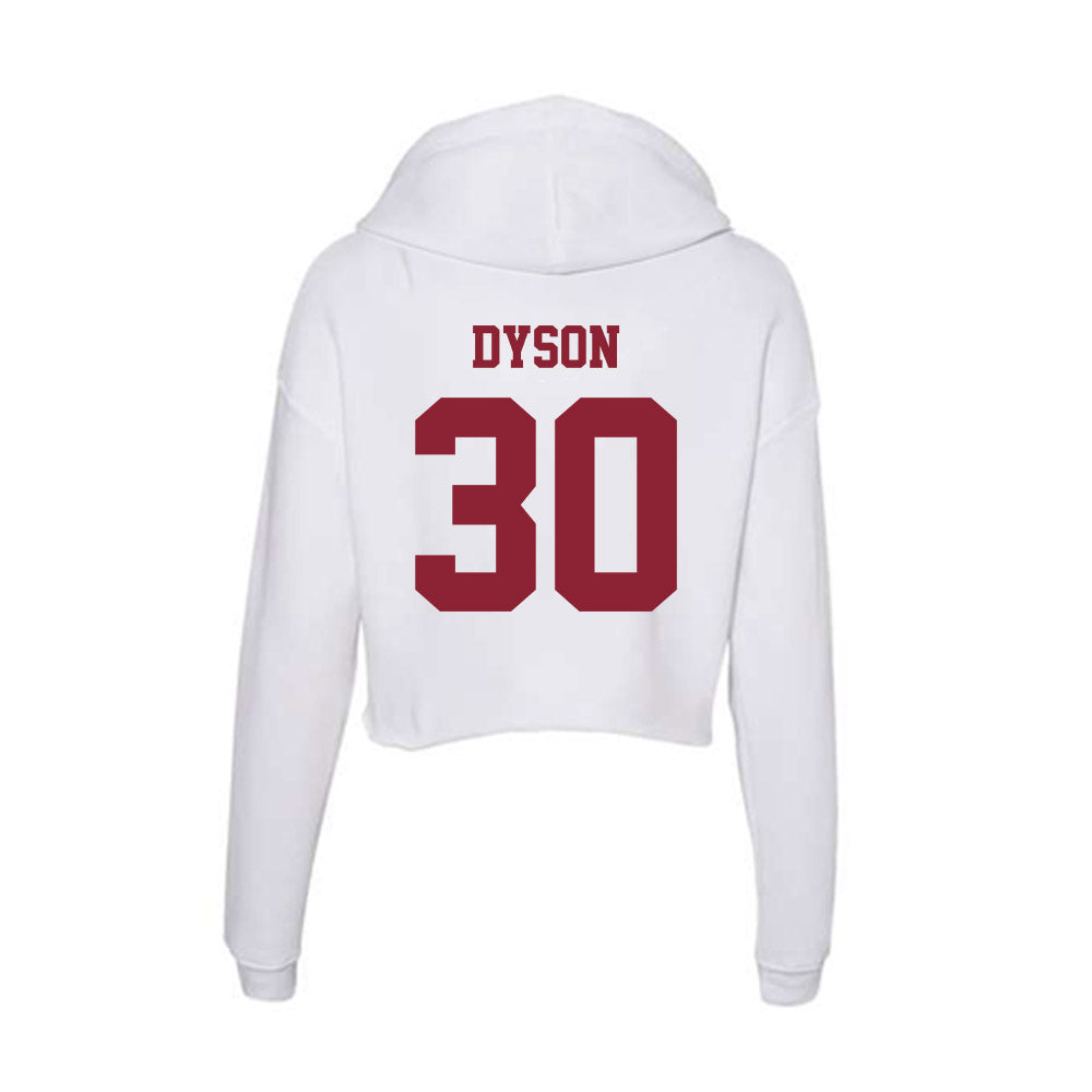  - NCAA Football : Donovan Dyson - Women's Crop Fleece Hoodie-1