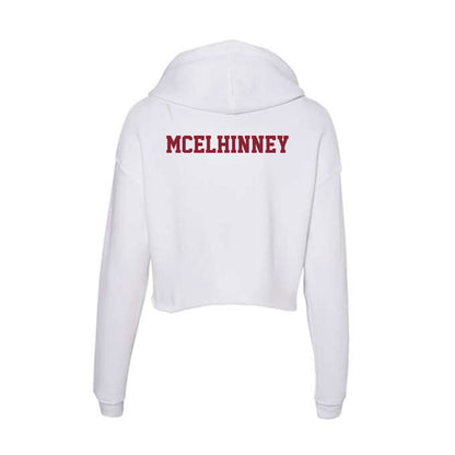  - NCAA Women's Cross Country : Anna McElhinney - Women's Crop Fleece Hoodie-1