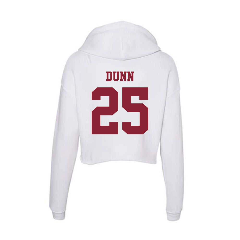 UMass - NCAA Men's Ice Hockey : Cam Dunn - Women's Crop Fleece Hoodie-1