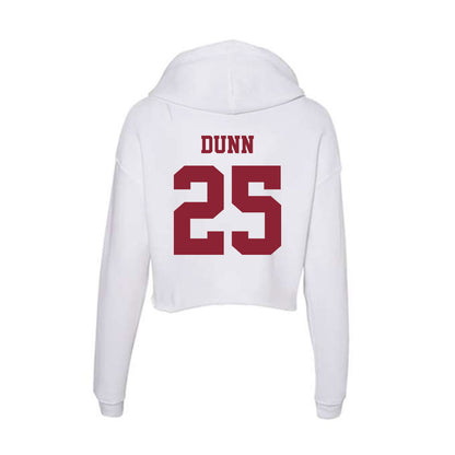 UMass - NCAA Men's Ice Hockey : Cam Dunn - Women's Crop Fleece Hoodie-1