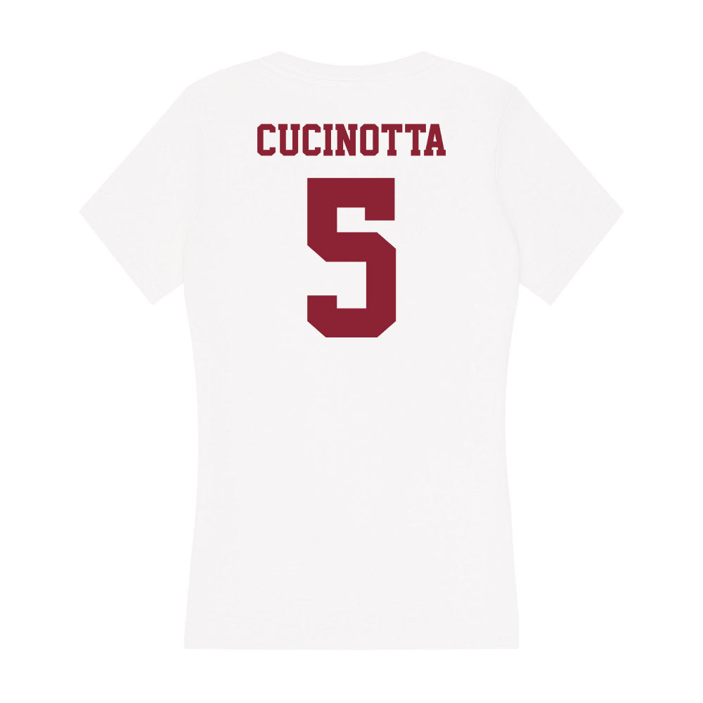 UMass - NCAA Men's Soccer : Antonio Cucinotta - Women's V-Neck T-Shirt-1