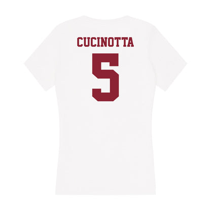 UMass - NCAA Men's Soccer : Antonio Cucinotta - Women's V-Neck T-Shirt-1