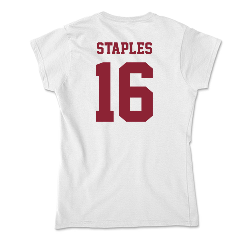 UMass - NCAA Football : Noah Staples - Soft Style Women’s T-Shirt-1