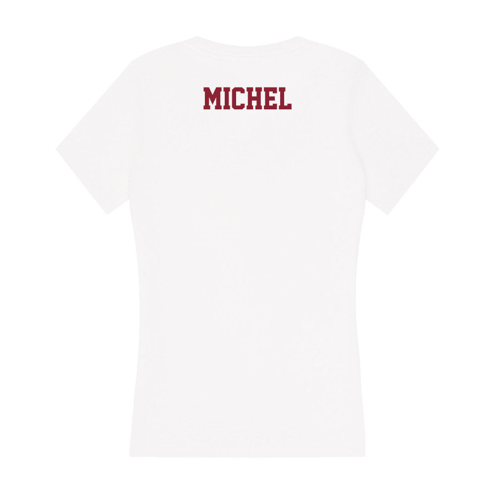 UMass - NCAA Women's Track & Field : Ruth Michel - Women's V-Neck T-Shirt-1