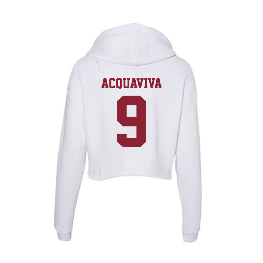  - NCAA Women's Field Hockey : Isabelle Acquaviva - Women's Crop Fleece Hoodie-1