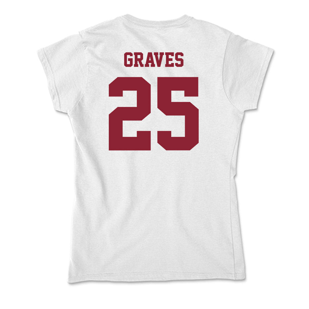 UMass - NCAA Women's Soccer : Macy Graves - Soft Style Women’s T-Shirt-1