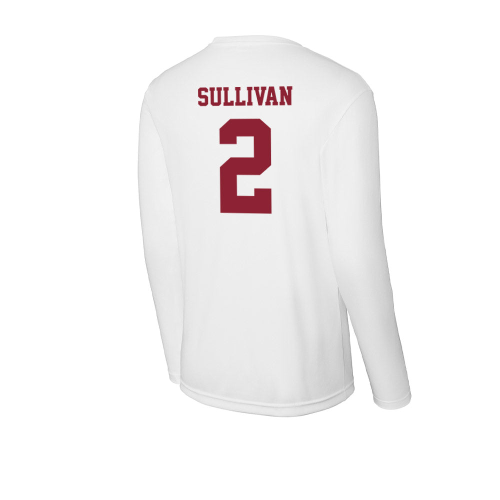 UMass - NCAA Baseball : Braden Sullivan - Activewear Long Sleeve T-Shirt-1