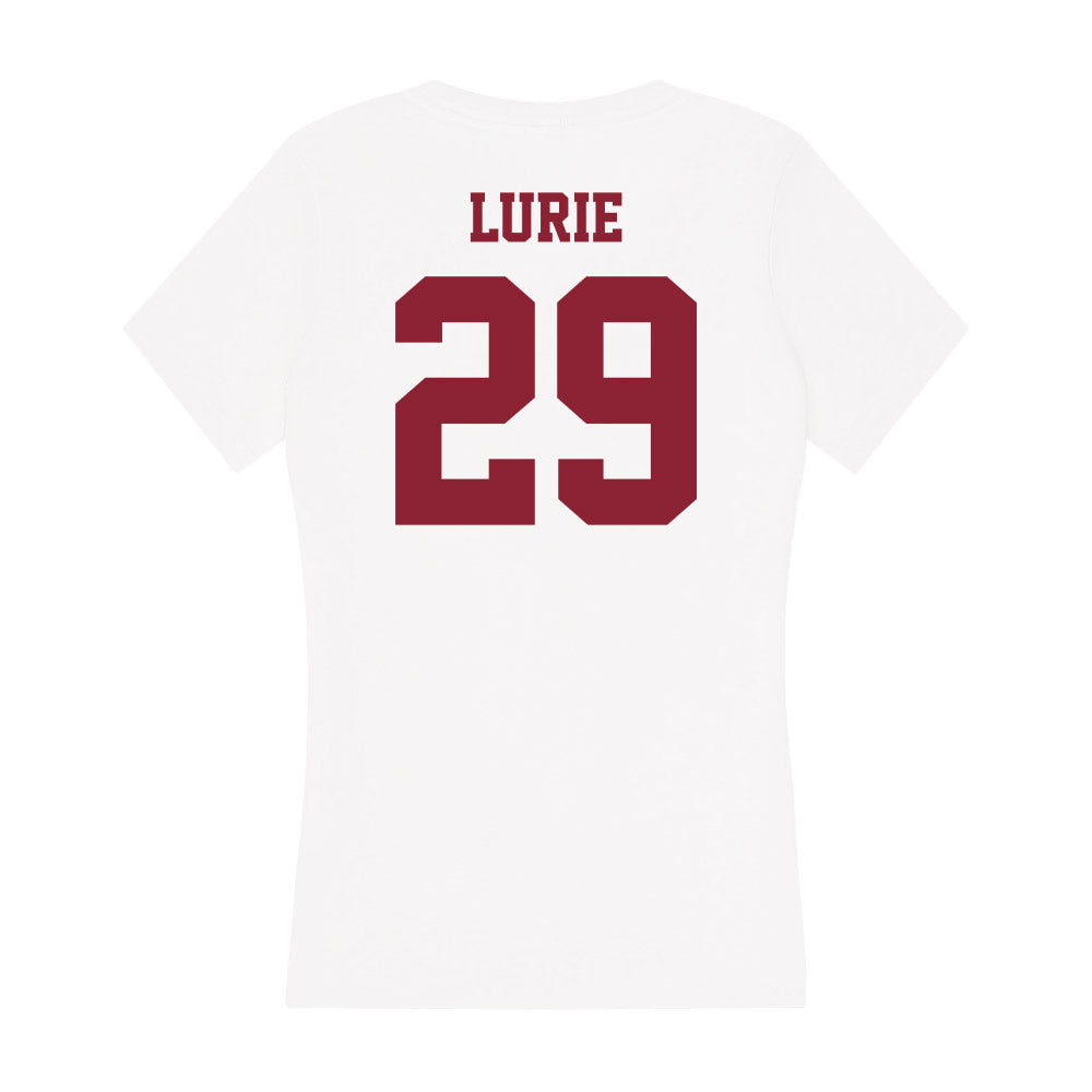 UMass - NCAA Football : Jacob Lurie - Women's V-Neck T-Shirt-1