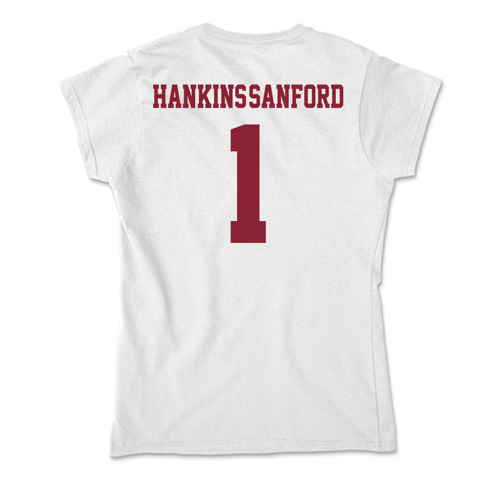 UMass - NCAA Men's Basketball : Daniel Hankins-Sanford - Soft Style Women’s T-Shirt-1