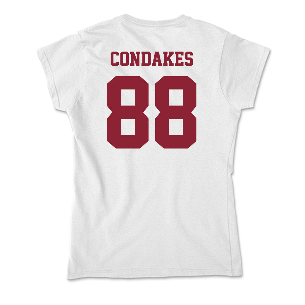 UMass - NCAA Football : John Condakes - Soft Style Women’s T-Shirt-1