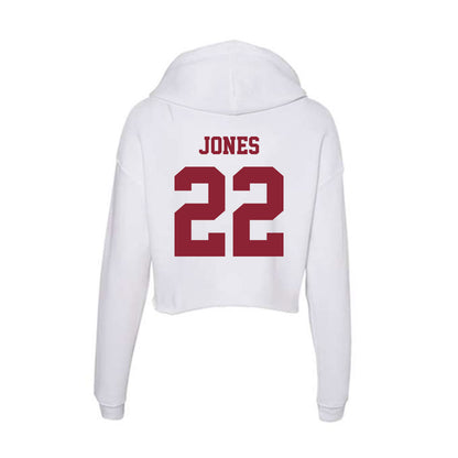  - NCAA Women's Basketball : Mikenzie Jones - Women's Crop Fleece Hoodie-1