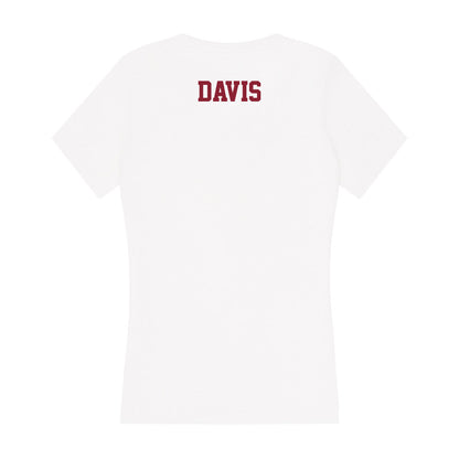 UMass - NCAA Women's Cross Country : Rylee Davis - Women's V-Neck T-Shirt-1