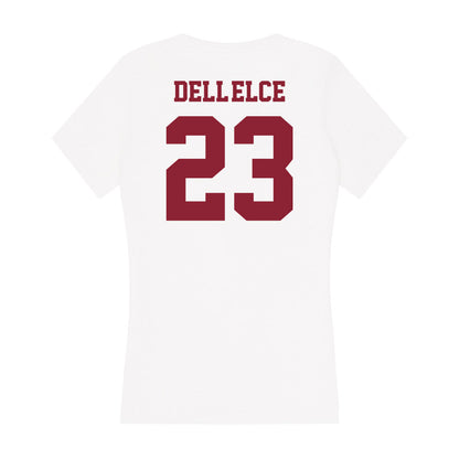 UMass - NCAA Men's Ice Hockey : Francesco Dell'Elce - Women's V-Neck T-Shirt-1