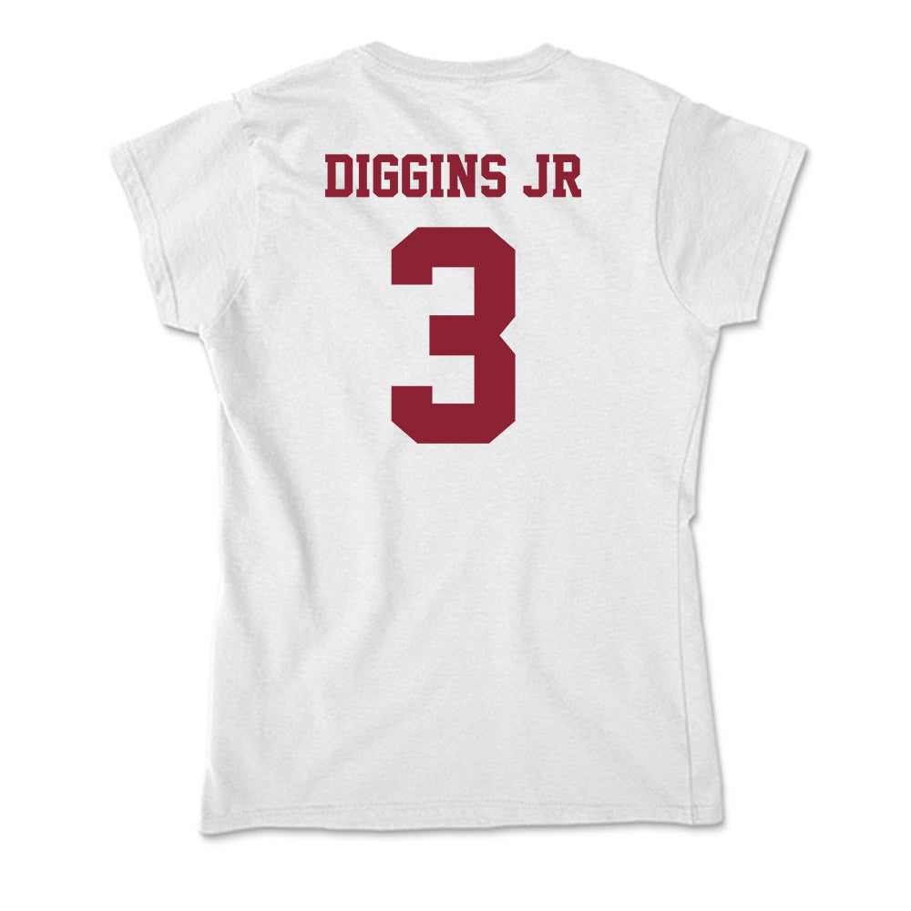 UMass - NCAA Men's Basketball : Rahsool Diggins Jr - Soft Style Women’s T-Shirt-1