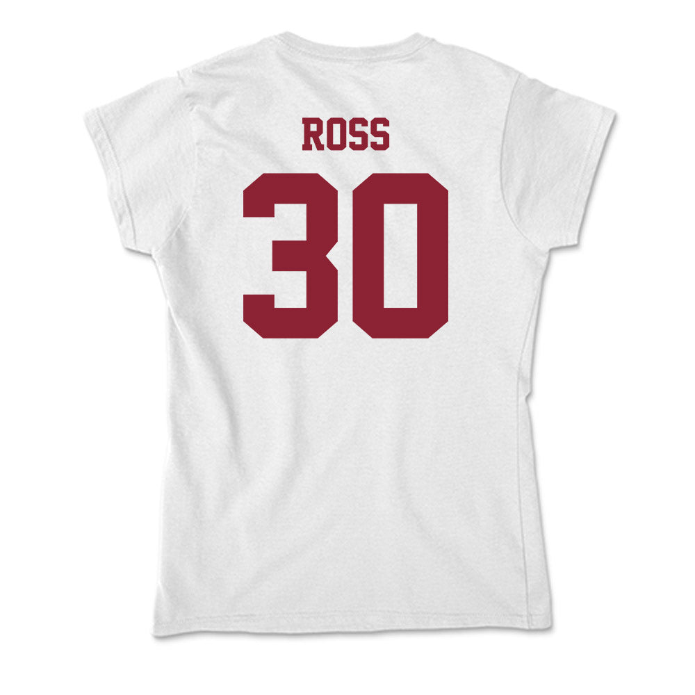 UMass - NCAA Women's Basketball : Jessica Ross - Soft Style Women’s T-Shirt-1