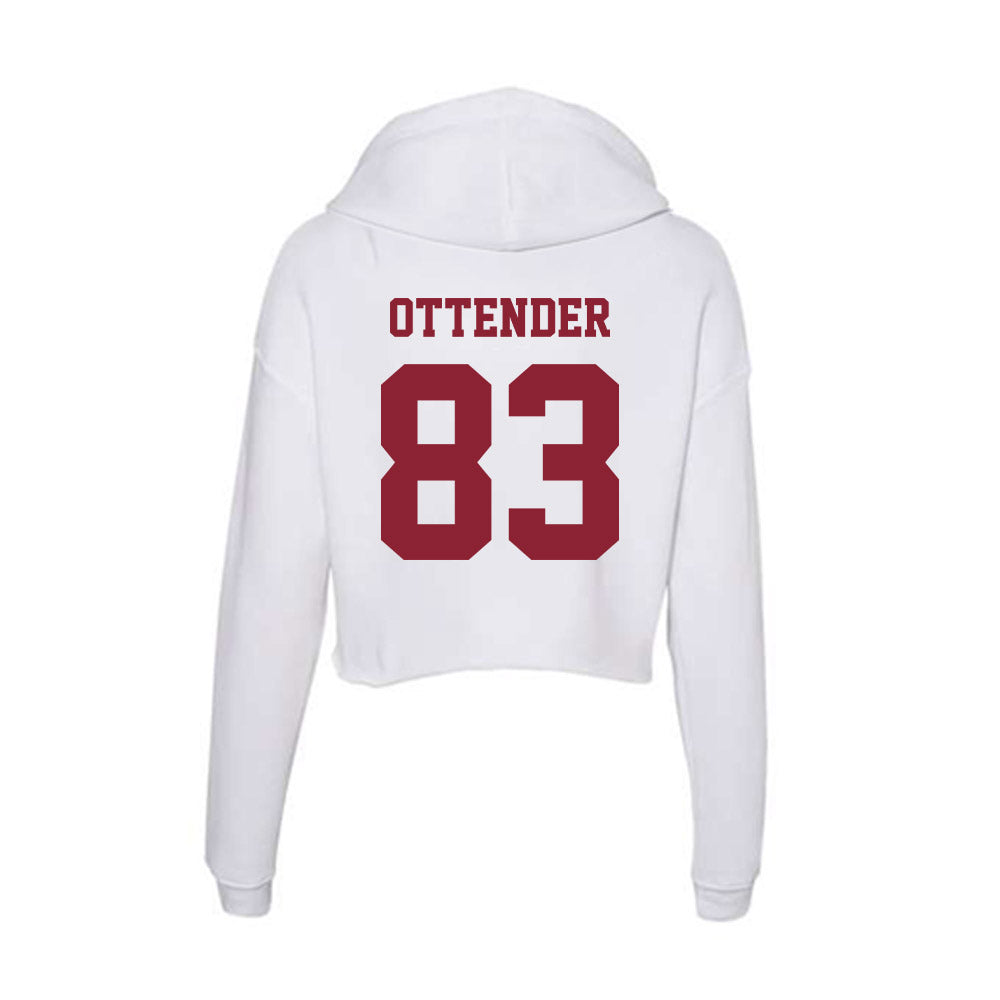  - NCAA Football : Eric Ottender - Women's Crop Fleece Hoodie-1