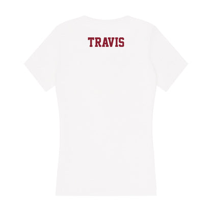 UMass - NCAA Women's Track & Field : camryn Travis - Women's V-Neck T-Shirt-1