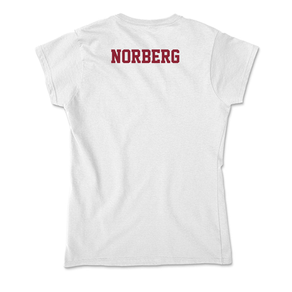 UMass - NCAA Men's Cross Country : Michael Norberg - Soft Style Women’s T-Shirt-1