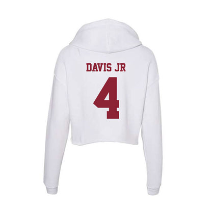  - NCAA Men's Basketball : Robert Davis Jr - Women's Crop Fleece Hoodie-1
