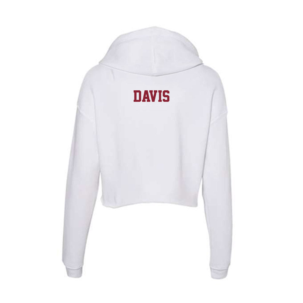  - NCAA Women's Cross Country : Rylee Davis - Women's Crop Fleece Hoodie-1