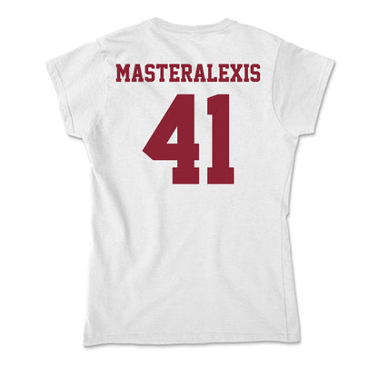 UMass - NCAA Baseball : Justin Masteralexis - Soft Style Women’s T-Shirt-1